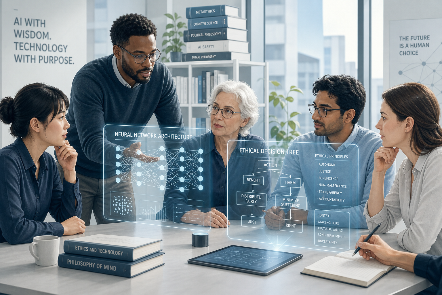 Philosophers working with AI systems